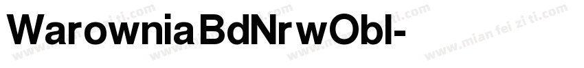 Warownia BdNrwObl字体转换